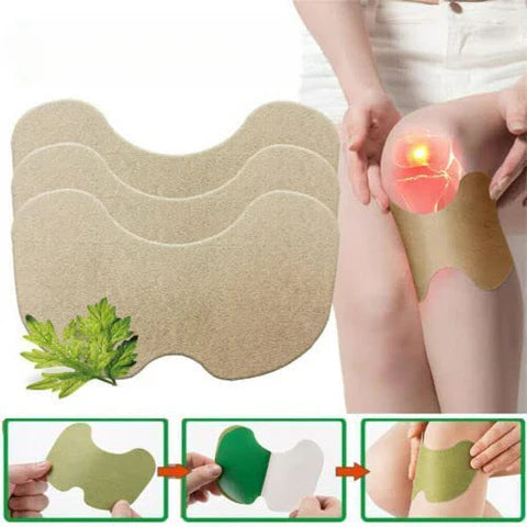 Knee patch 10 PCS اللاصقات الحرارية الطبيعية لتخلص من ألم الركبة
