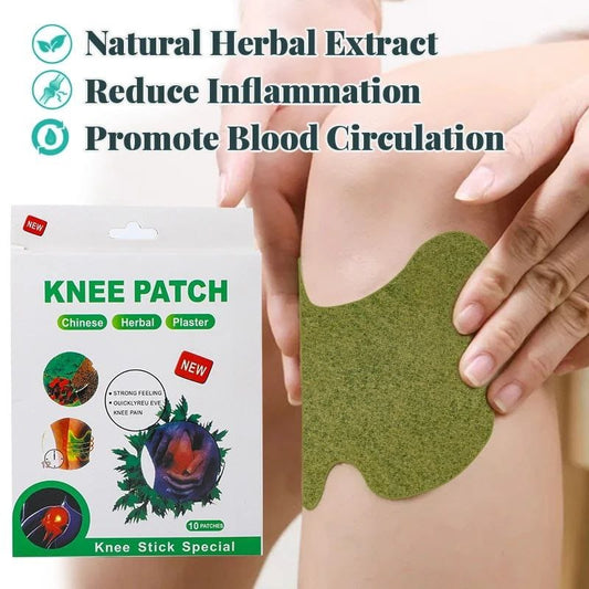 Knee patch 10 PCS   اللاصقات الحرارية الطبيعية لتخلص من ألم الركبة
