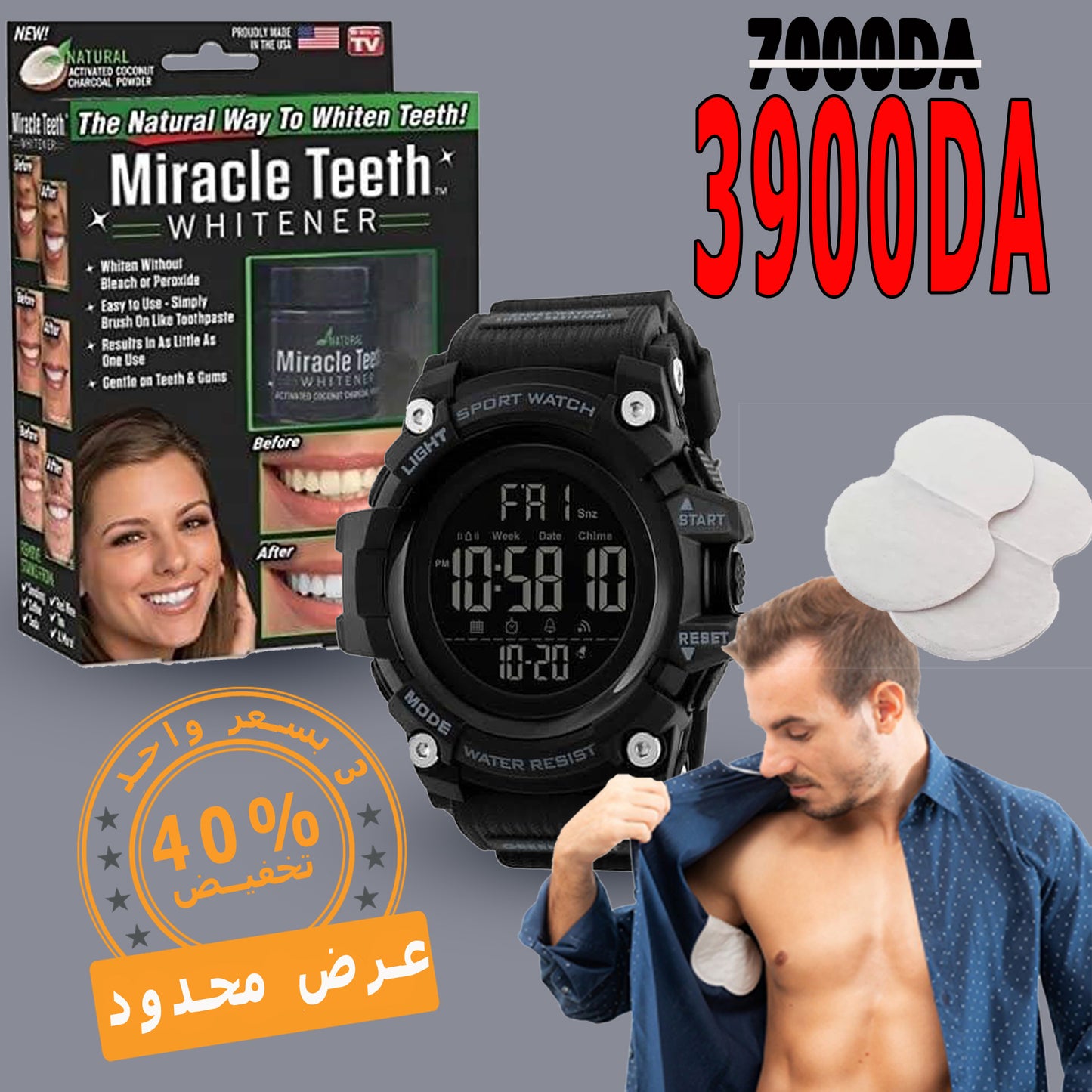 Pack Miracle montre anti transpirant